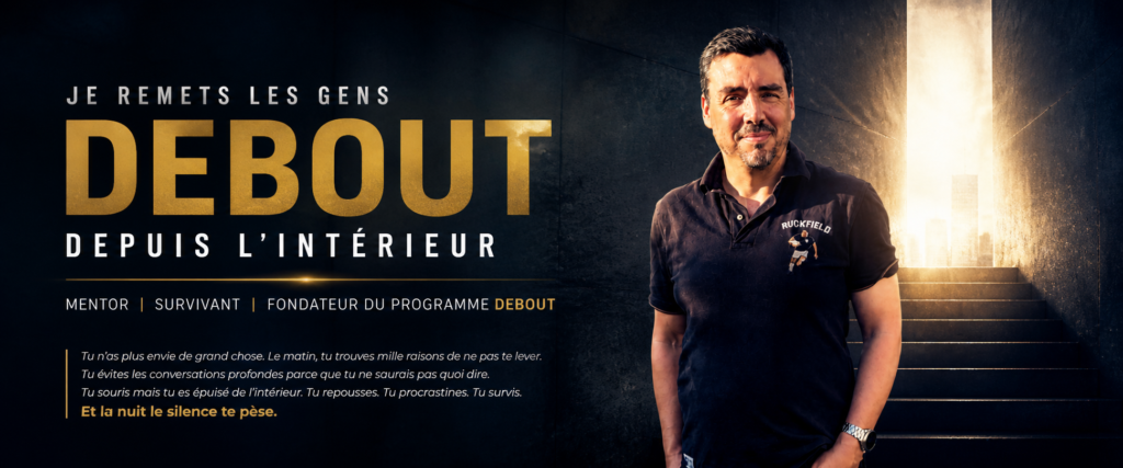 David Dumoutier — Coach reconstruction après burnout divorce deuil — Programme DEBOUT